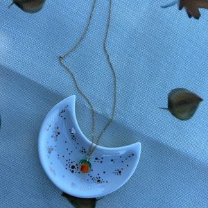 Pumpkin shaped necklace